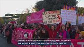 Femministe in piazza contro la violenza su donne e patriarcato