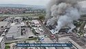 Roma, in fiamme un capannone occupato