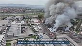 Roma, in fiamme un capannone occupato