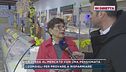 La spesa al mercato con una pensionata