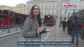 Lavoratori, pendolari e turisti a Roma Termini