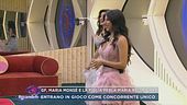 GF, Maria Monsè e la figlia Perla Maria nella casa