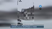 Forte nevicata sulle Dolomiti
