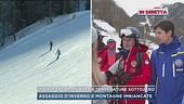 A Valtorta, tra neve e temperature sottozero