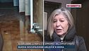 Donna incinta sfonda la porta e occupa una casa