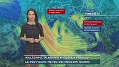 Maltempo, in arrivo pioggia e freddo