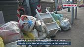 Roma e i rifiuti abbandonati per strada