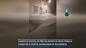 Campo di Giove, oltre un metro di neve fresca