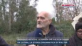 Emergenza abitativa, la famiglia che vive in un camper