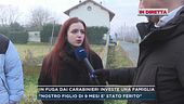Mamma, papà e figlio travolti dal fuggitivo