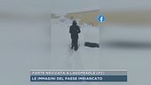 Forte nevicata a Lagopesole (Pz)