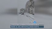 Basilicata innevata, lo scenario a San Fele