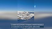 La neve sulle piste a Ovindoli Monte Magnola