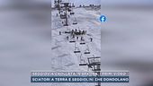 Seggiovia crollata in Spagna, i primi video