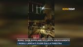 Roma, casa popolare occupata abusivamente
