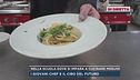 L'assaggio in diretta degli spaghetti con le meduse