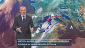 Meteo, nuova perturbazione nel weekend