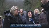 Calice al Cornoviglio, la frana che ha isolato delle famiglie