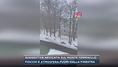Suggestiva nevicata sul Monte Terminillo
