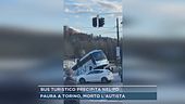 Bus turistico precipita nel Po