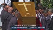 La sepoltura di Papa Francesco