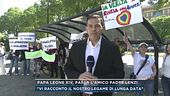 Pierina, in corso la manifestazione a sostegno di Louis