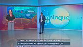 Tempo stabile e temperature in rialzo