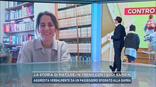 La storia di Matilde, in treno con i suoi bambini