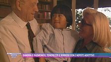 Sandra e Raimondo, tenerezze e sorrisi con i nipoti adottivi