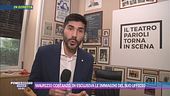 Maurizio Costanzo, dal suo ufficio nel teatro Parioli
