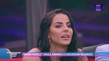 "Grande Fratello": Shaila, Amanda e la discussione su Lorenzo