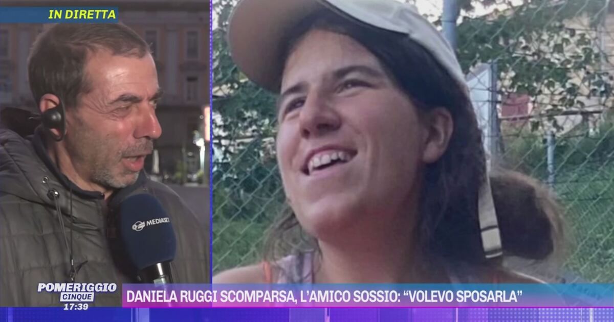 Pomeriggio Cinque: Daniela Ruggi scomparsa, l'amico Sossio: 