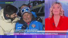 Nonno Gianni, quasi 90 anni trascorsi sulle piste da sci