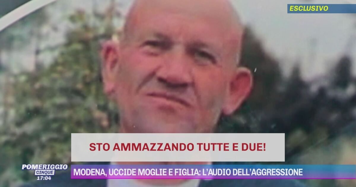 Pomeriggio Cinque: Modena, uccide moglie e figlia: l'audio dell ...