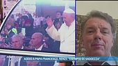 Addio a Papa Francesco, in diretta Matteo Renzi