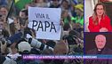 La fumata e la sorpresa dei fedeli per il Papa americano