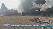 Roma, esplode pompa di benzina