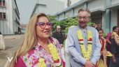 Romina Power e Kabir Bedi in India