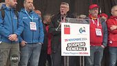 Gli scontri allo sciopero generale