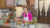 Nonna Silvi e il nipote in cucina