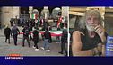 Il corteo in occasione dei 102 anni della marcia su Roma