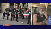Il corteo in occasione dei 102 anni della marcia su Roma