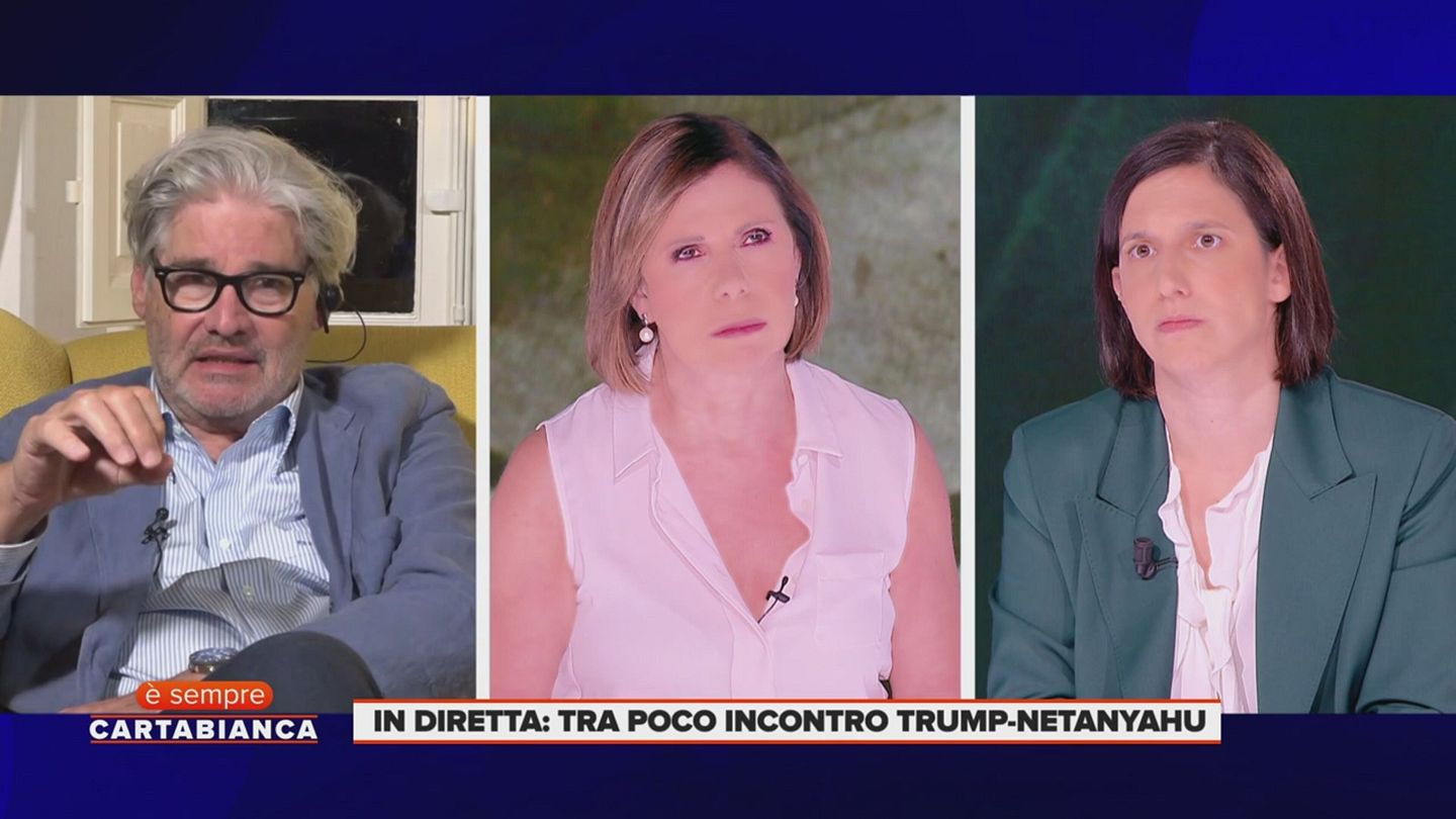 È sempre Cartabianca: Orrore a Gaza: le parole di Paolo Del Debbio ed Elly Schlein Video | Mediaset Infinity