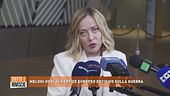 Meloni oggi al vertice europeo decisivo sulla guerra