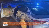 Roma, immigrato scappa all'alt della polizia: travolti 4 agenti
