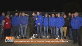 In collegamento da Melfi coi lavoratori dell'auto