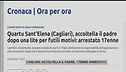 Cagliari, accoltella il padre, 17enne arrestato
