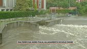 Maltempo sul nord Italia, allagamenti e scuole chiuse