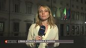 Camilla Romano Bruno in diretta da Palazzo Chigi, Roma