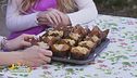 Muffin alle mele con crumble alle mandorle